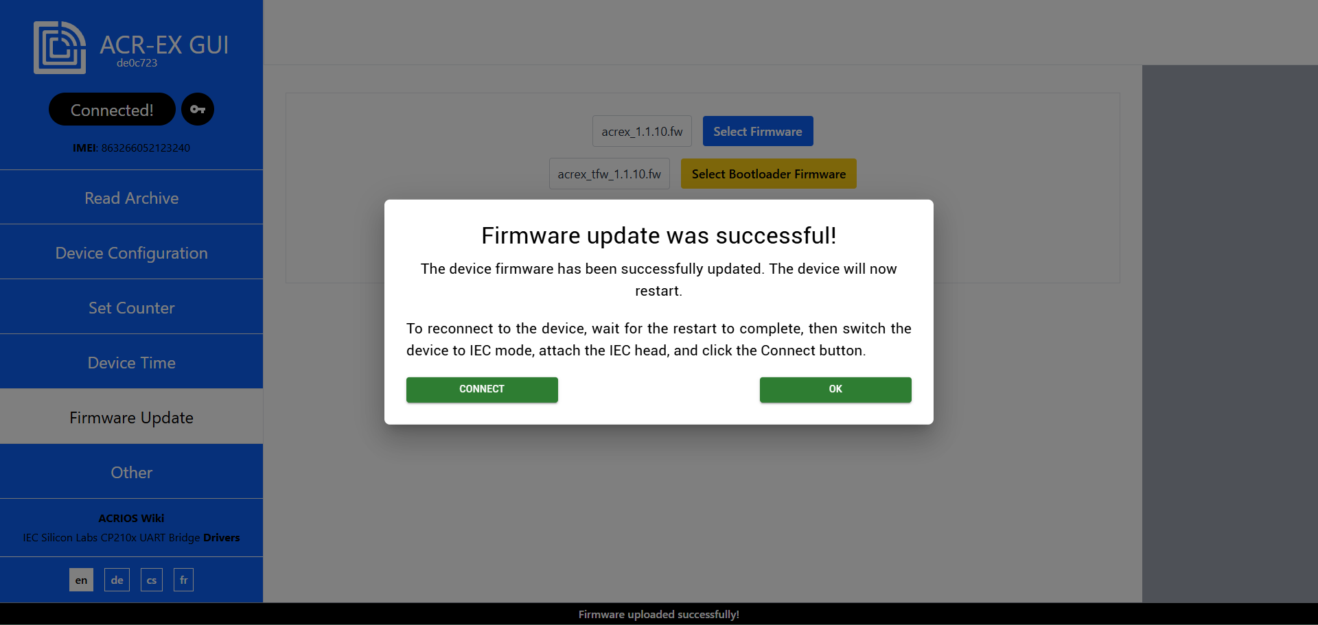 acr-ex_guiFwUpdateDone